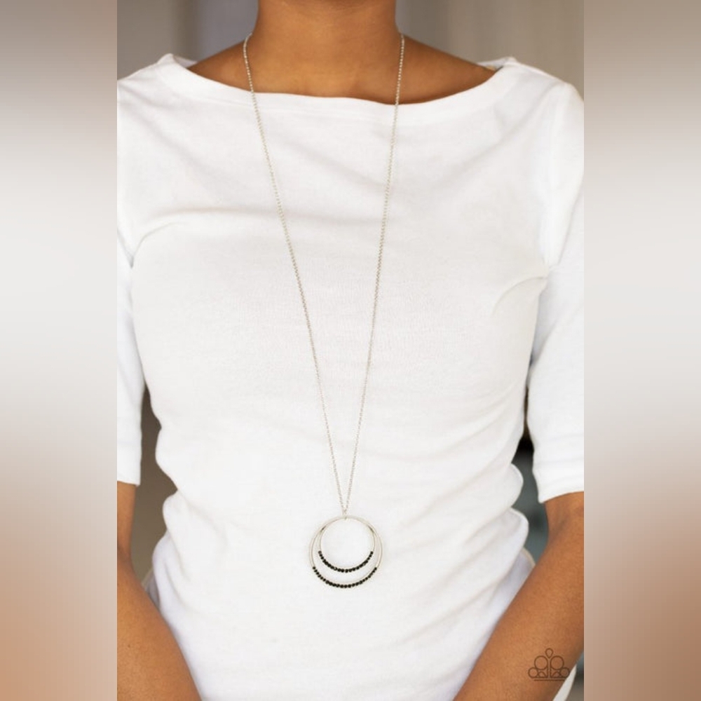 Front and Epicenter Black Necklace